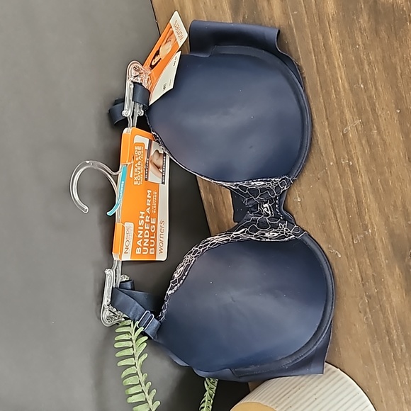 NWT Warners 38C Navy Underwire Bra - Picture 5 of 7